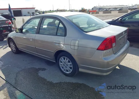 2005 Honda Civic Lx из США, поврежденный, VIN JHMES16565S003438